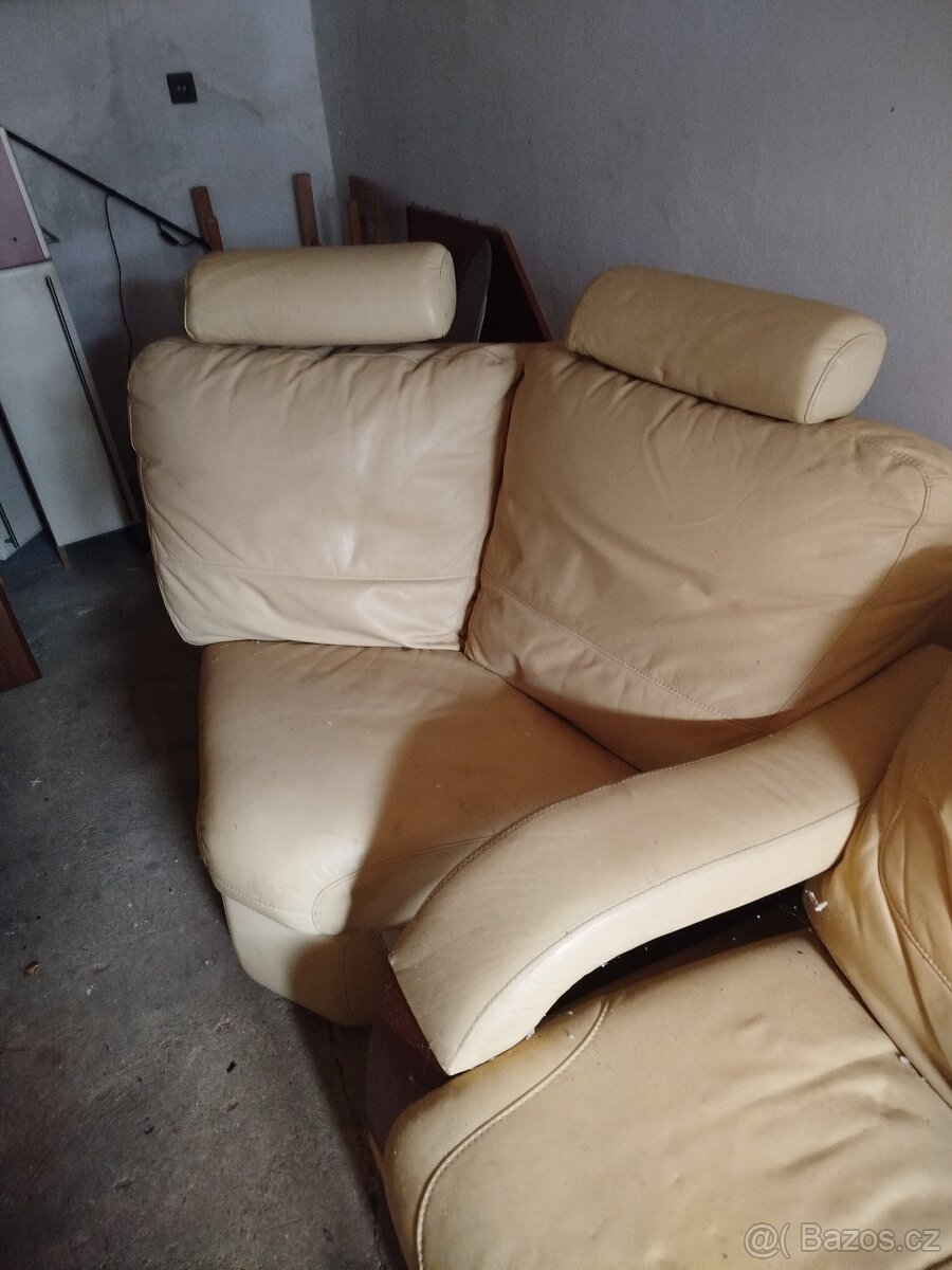 Kožená roh.sedačka - 2