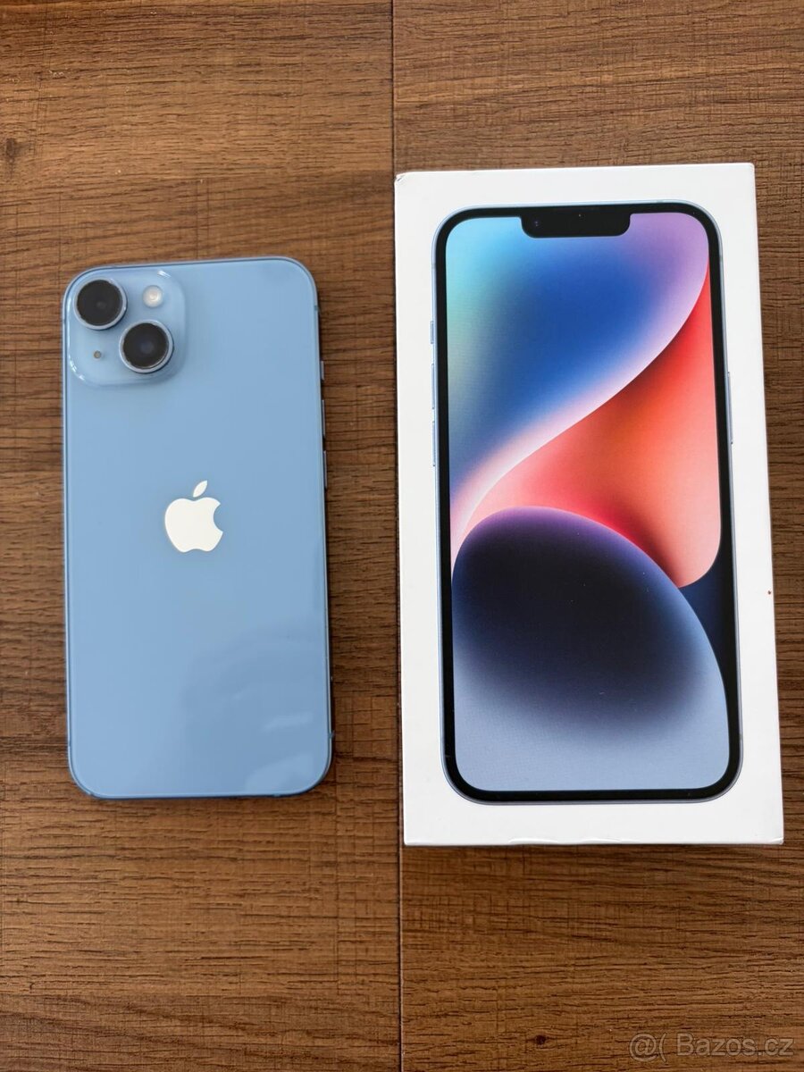 Prodám Apple Iphone 14 128gb modrý - 2