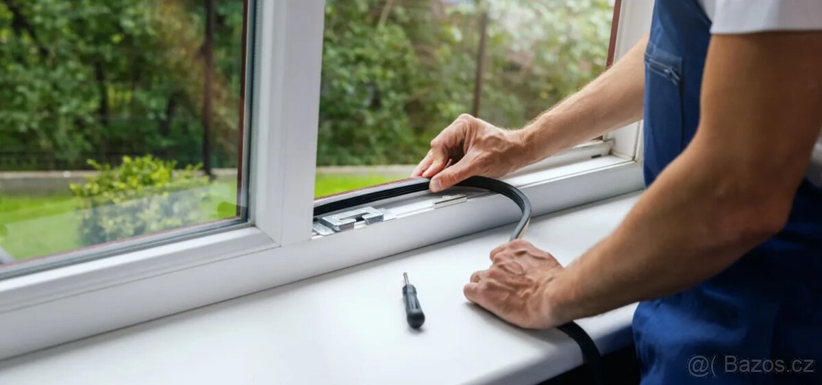 Servis oken, promazání a výměna těsnění - 2