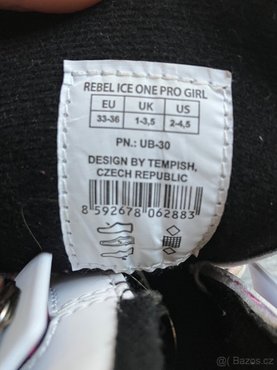 Dívčí rostoucí brusle 33-36 - 2