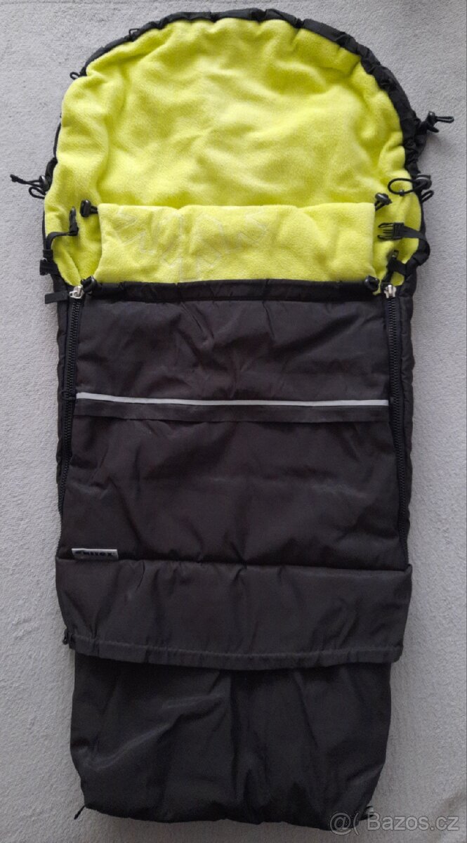 Rostoucí fusak Emitex Combi 3v1 - Černý - limetka - 2