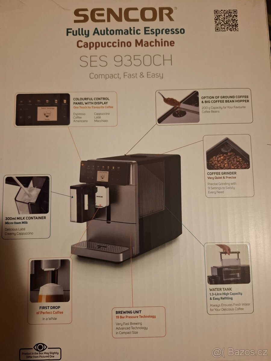 Plně automatický kávovar SENCOR SES 9350CH (nový) - 2