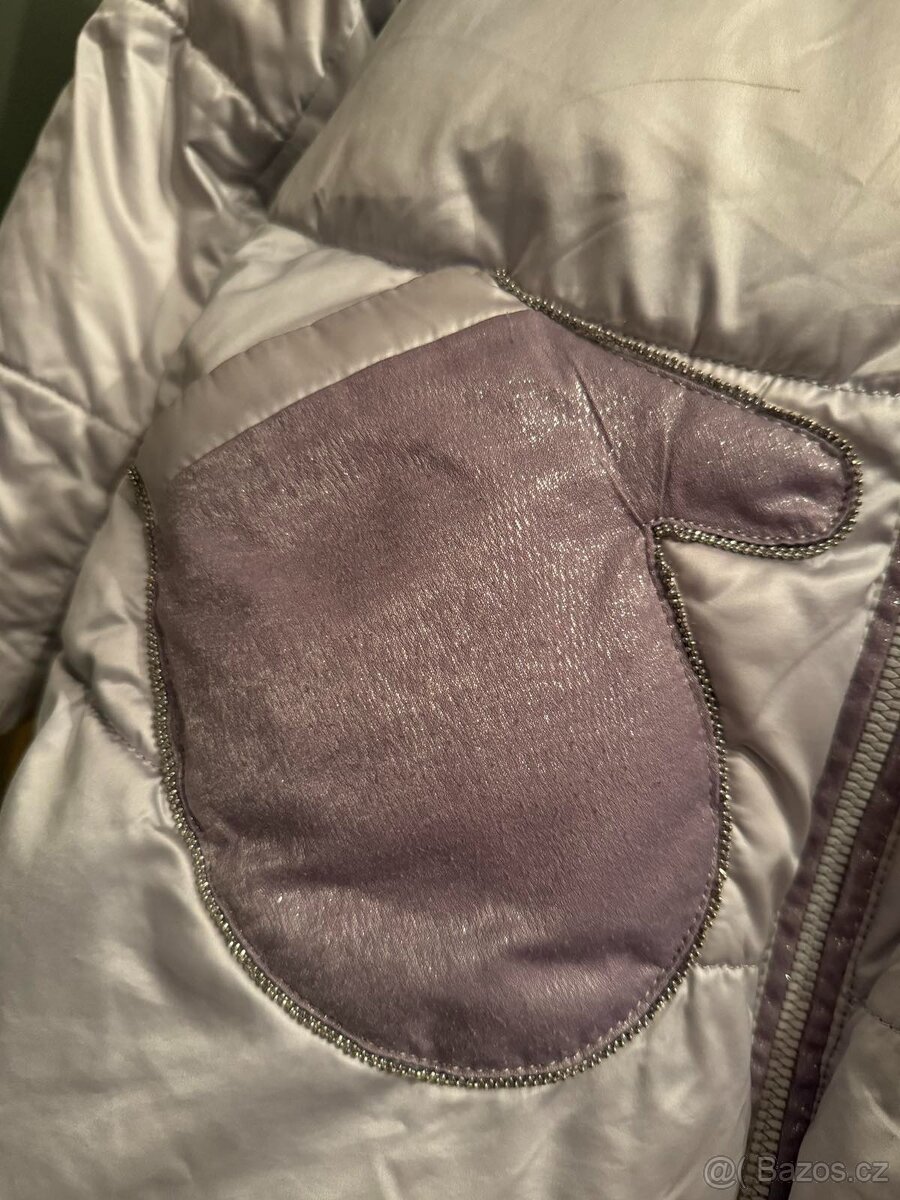 Zimní bunda pro holčičku, velikost 110 - 2