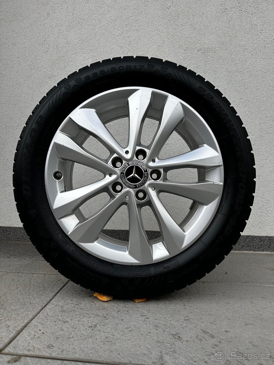 Alu kola 5x112 r17 s pneu (mb345) - 2