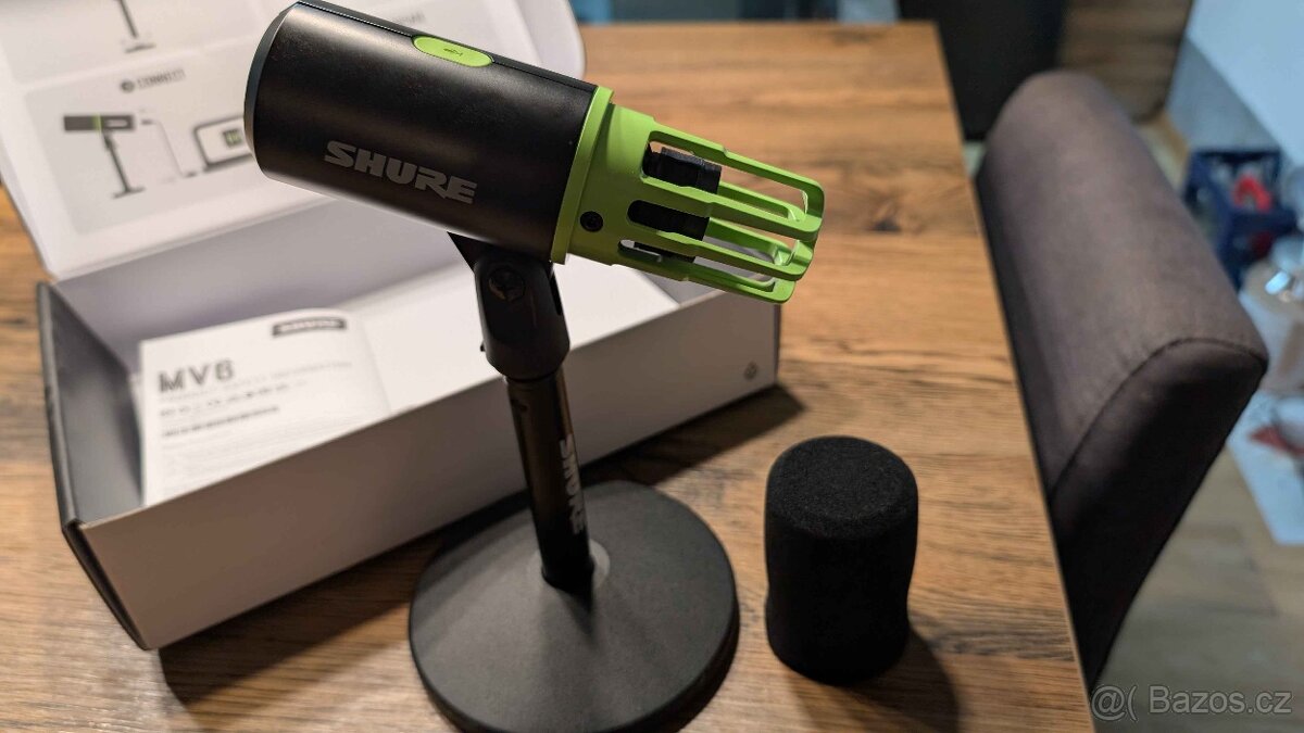 Prodám gaming mikrofon Shure MV6 - 2