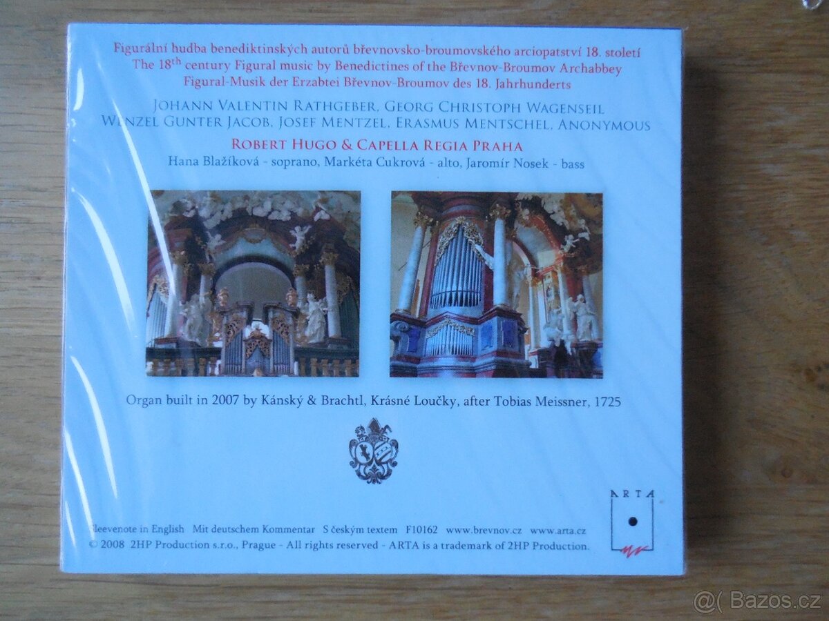 CD Varhany Břevnovského Kláštera. - 2