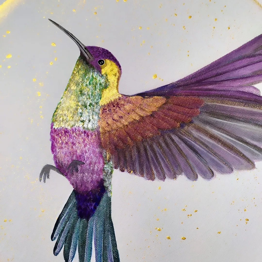 Energetická obraz kolibříka - 2