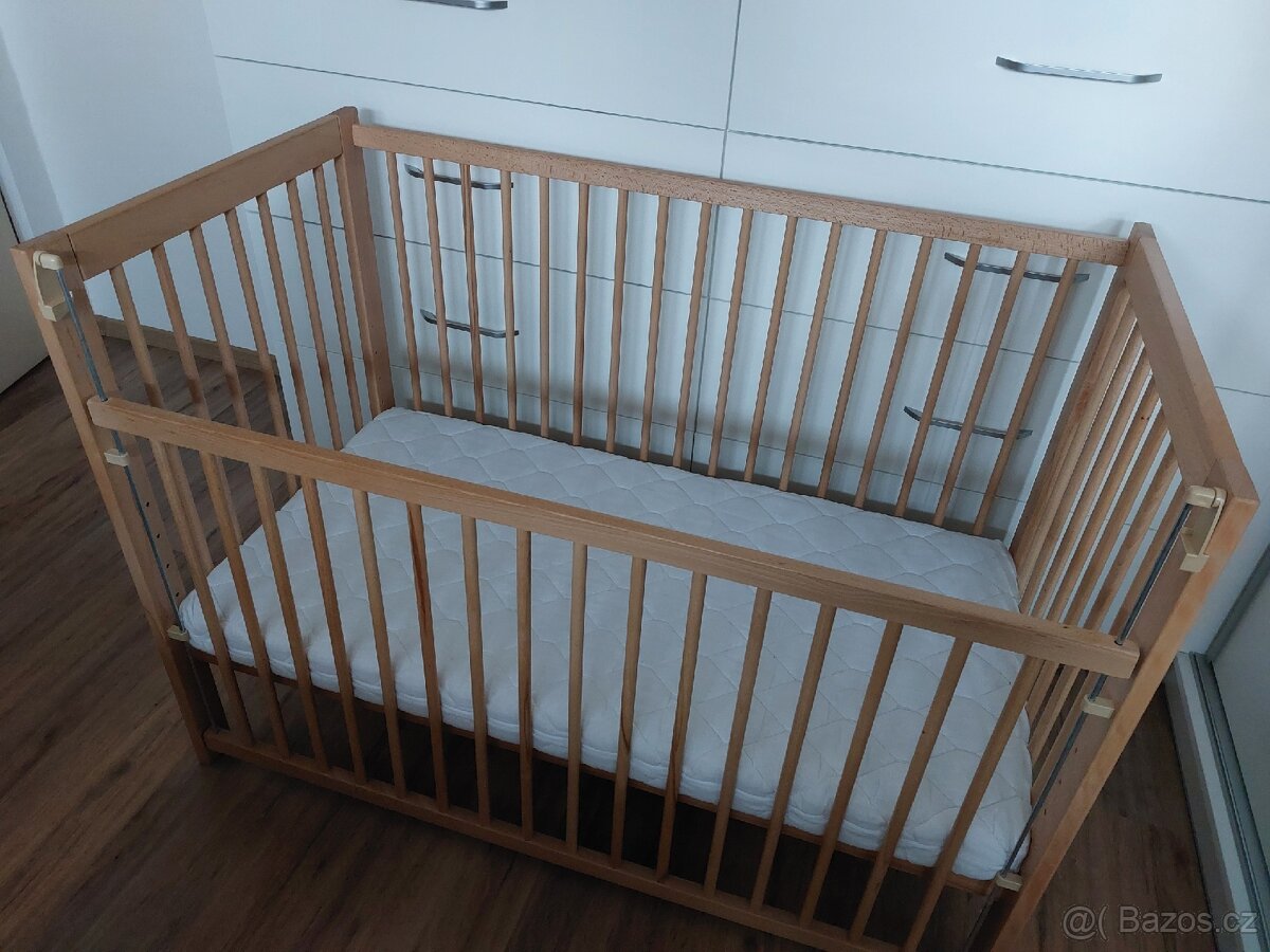 Dětská dřevěná postýlka Scarlett - 2