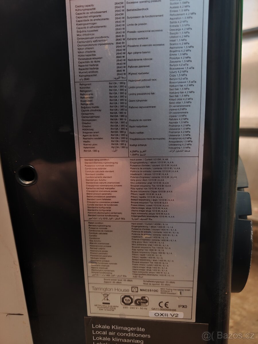 Mobilní klimatizace - 2