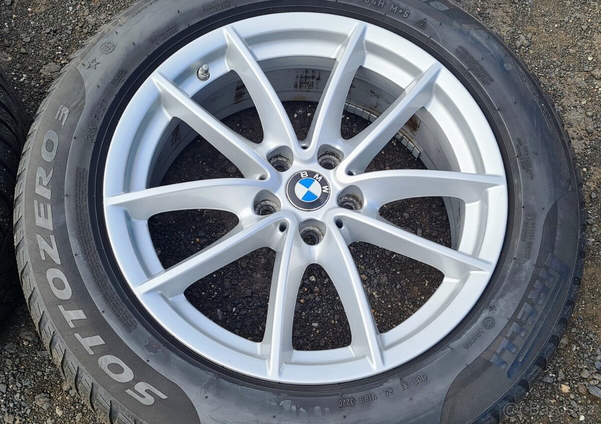 Orig. Alu kola BMW X3, X4 5x112 Pirelli 225/60R18 - 2