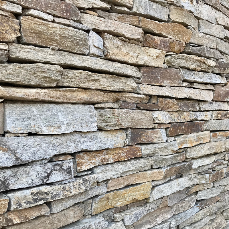 Přírodní kámen Rula Gold Brown - obklad 1 x řezaný - 2