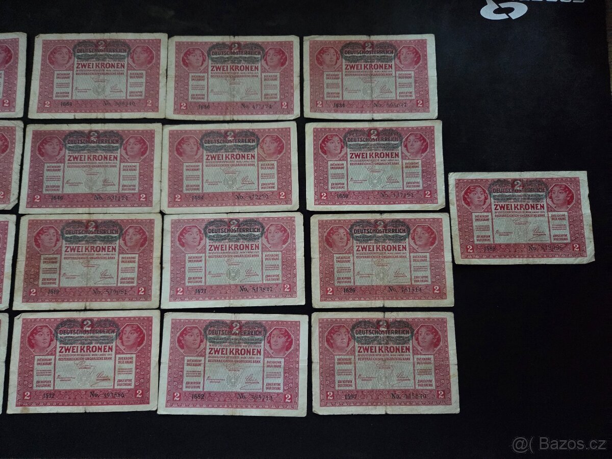 Bankovy - Rakousko-Uhersko - Két korona/Zwei kronen - 1917 - 2