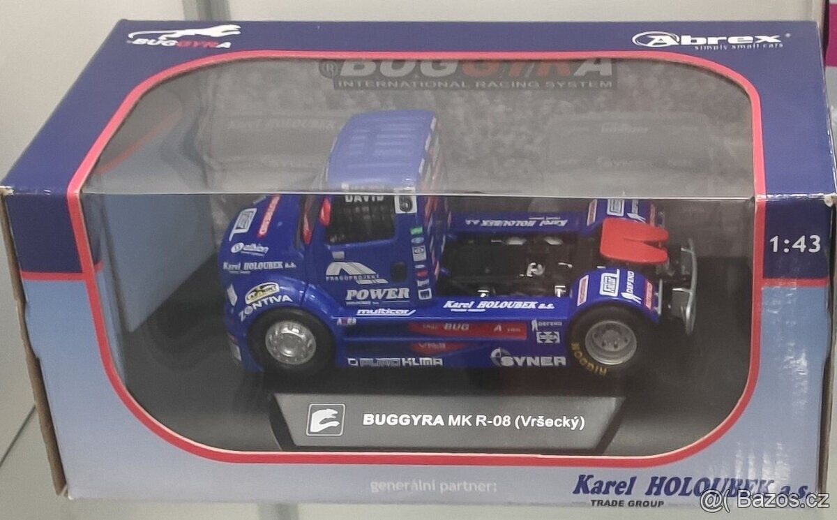 KOUPĚ / VÝMĚNA - model Buggyra modrá #5 a #6 - 1:43 ABREX - 2