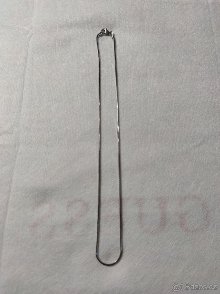 Dva stříbrné náhrdelníky 925/1000 – elegantní šperky - 2