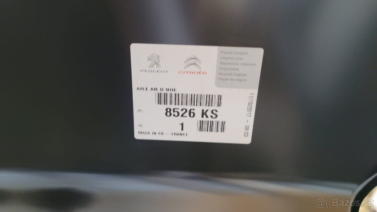 Zadní blatník Citroen C5 x5 - 8526KS - 2