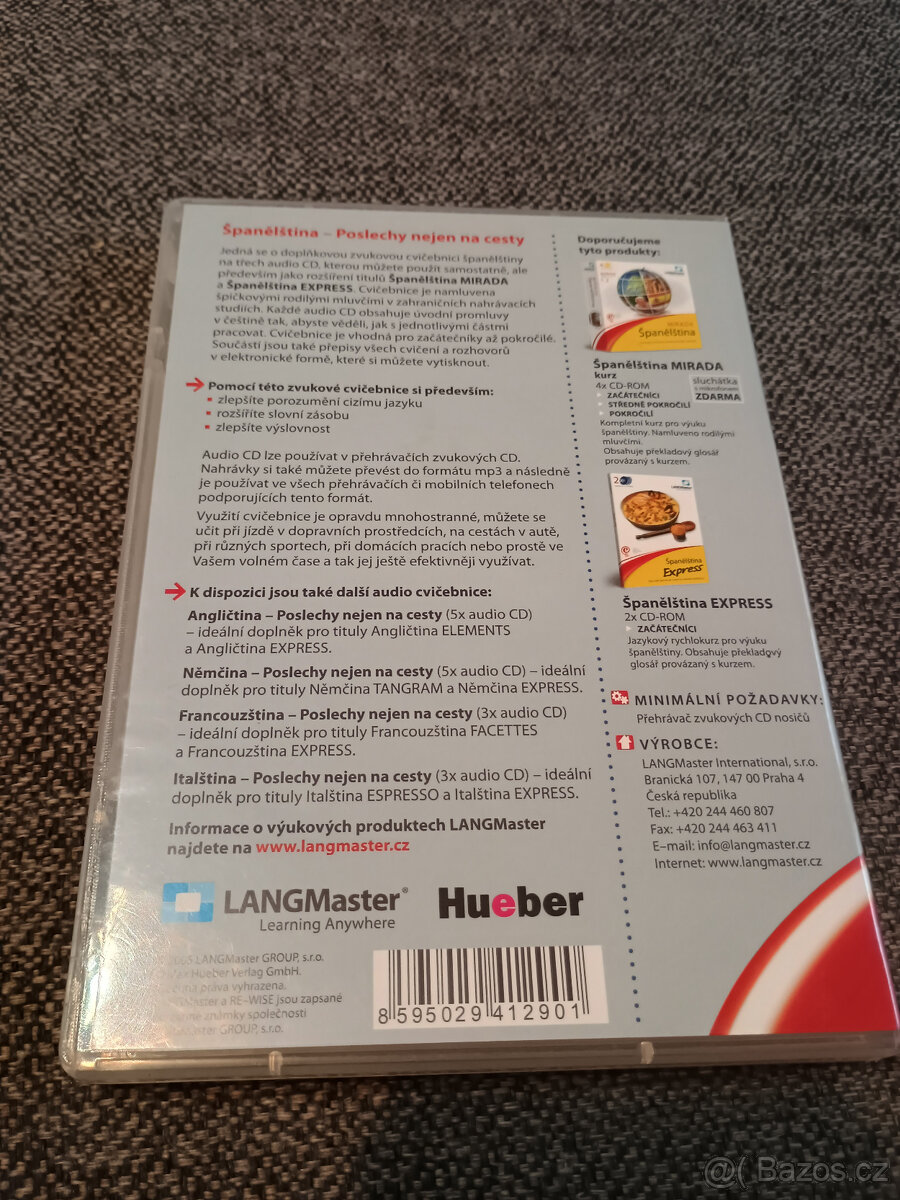 Španělština Langmaster 3x CD poslech nejen na cesty - 2