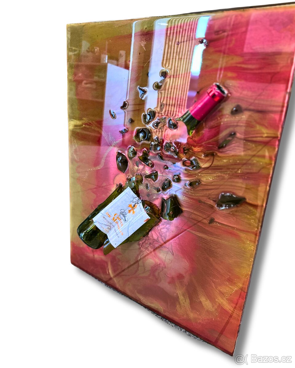 EPOXIDOVÝ OBRAZ - SHATTERED DRUNKARD - 2