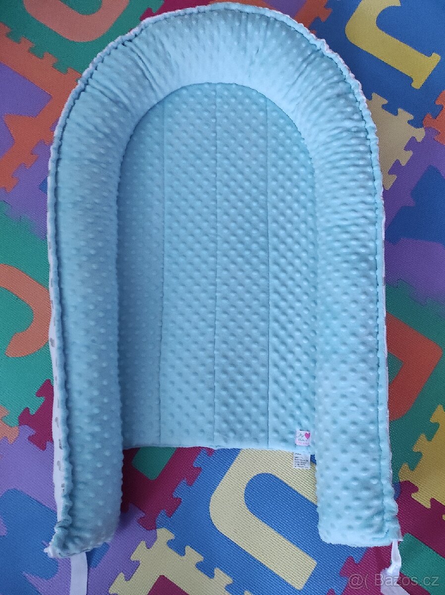 Hnízdečko pro miminko + souprava do postýlky nebo kočárku - 2