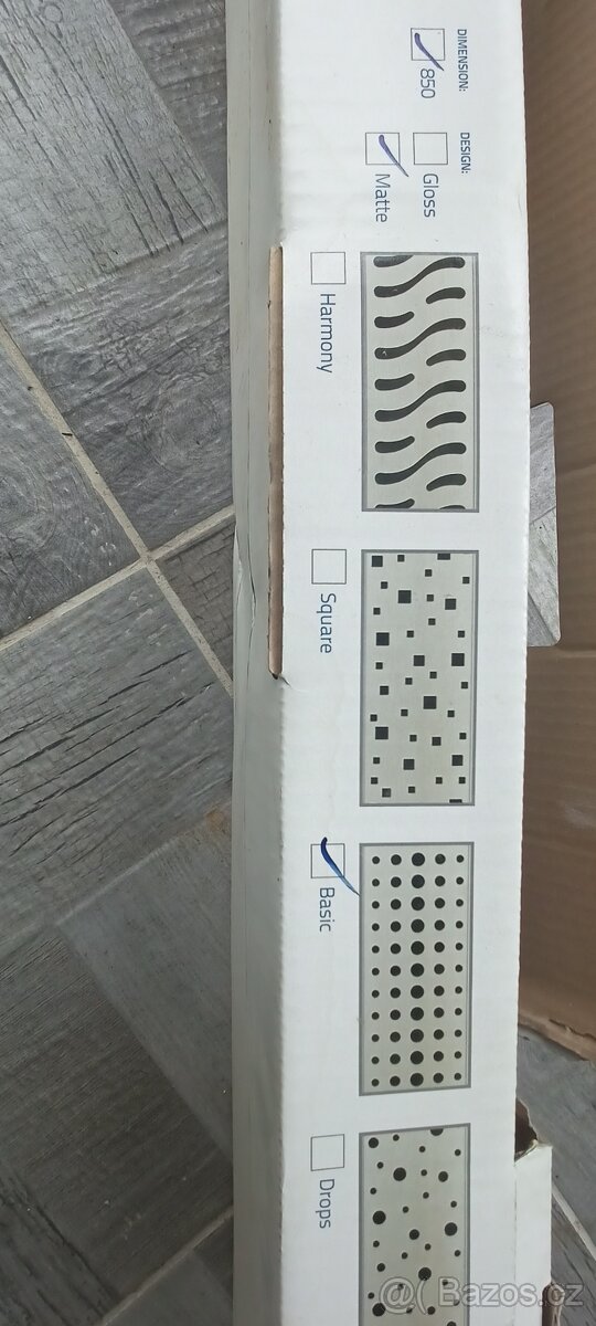 Sprchový odtokový žlab 850 mm - 2