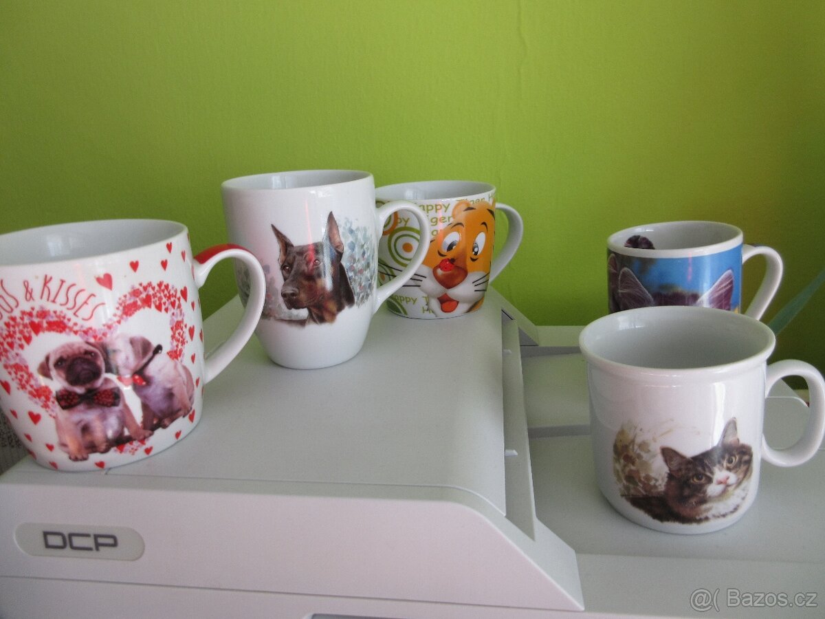 Hrnky se zvířátky. - 2