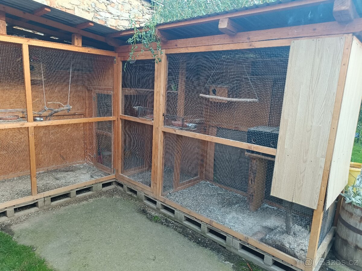 Voliéra pro papoušky - 2