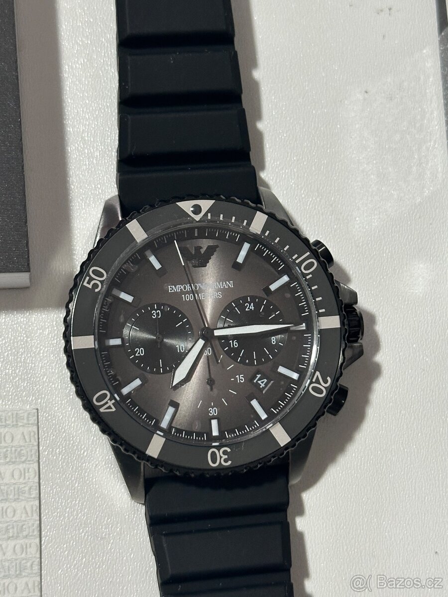 Pánské hodinky EMPORIO ARMANI AR11515 šedé - 2