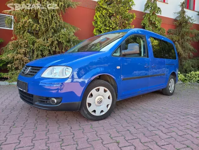Caddy Maxi 1.9TDI 77kW,7míst,webasto,taž,bez koroze,serviska - 2