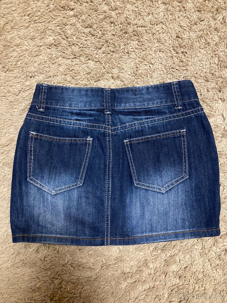 Dámská ,dívčí riflová sukně AMISU vel.34 - 2