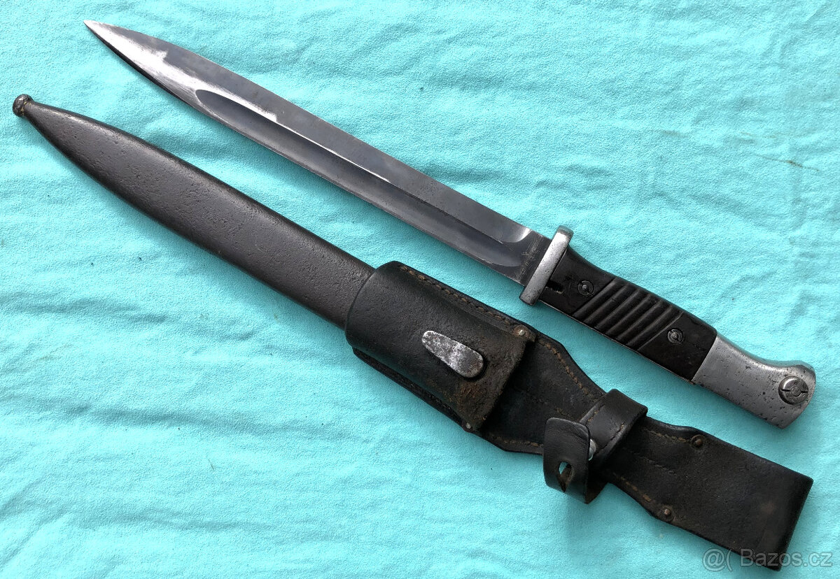 Německý bodák Mauser K98 – seznačený komplet (2. sv. válka) - 2