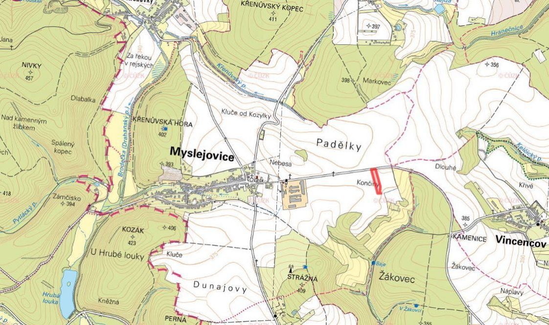 Zemědělská půda, prodej, Myslejovice, Prostějov - 2