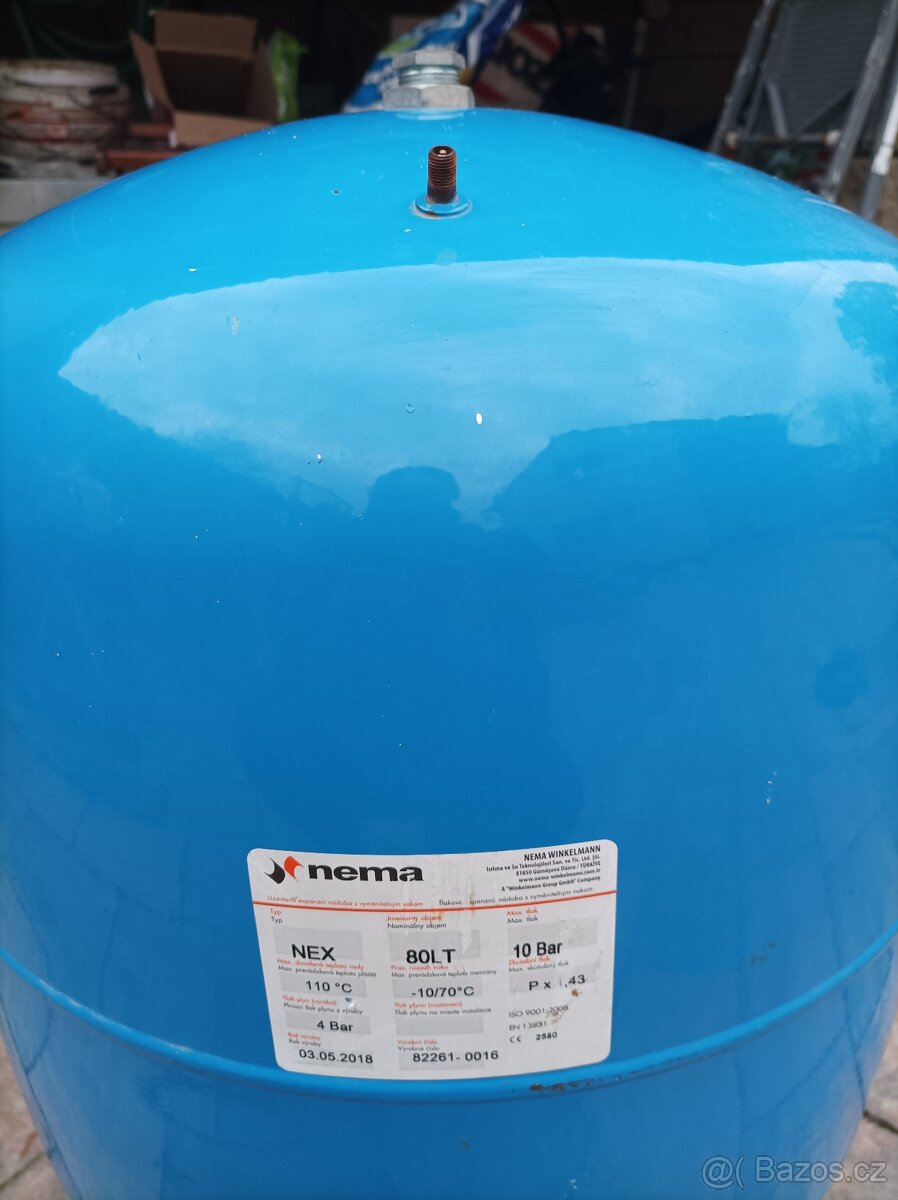 Tlaková nádoba s vakem - 2