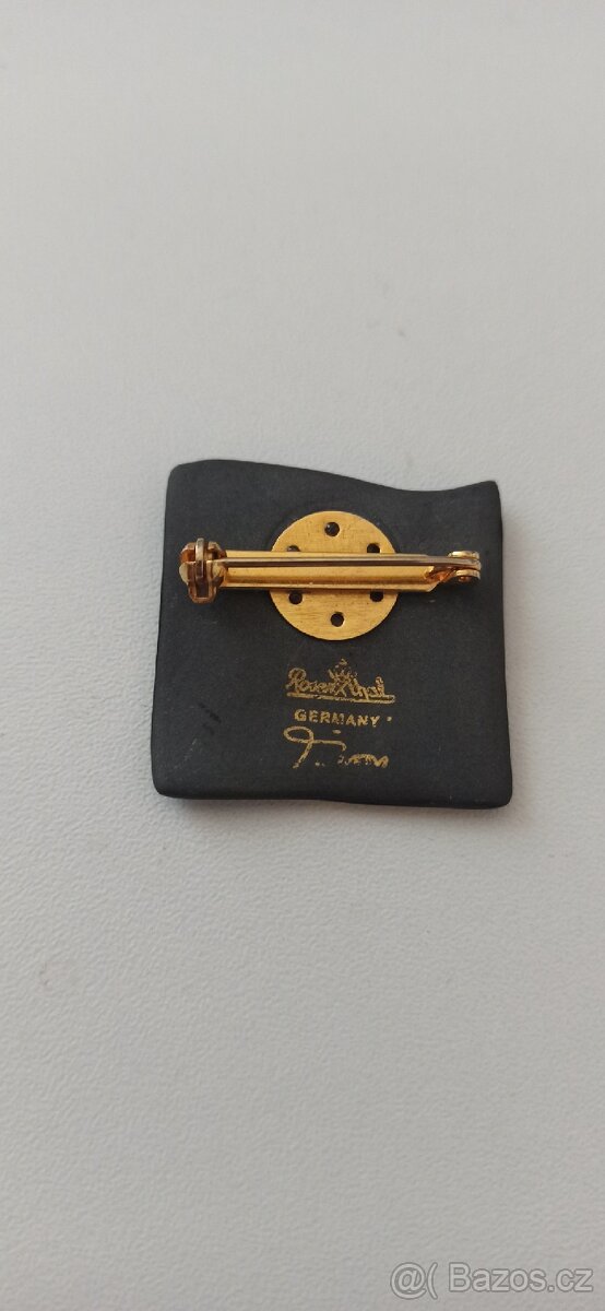 Retro keramická Brož - 2