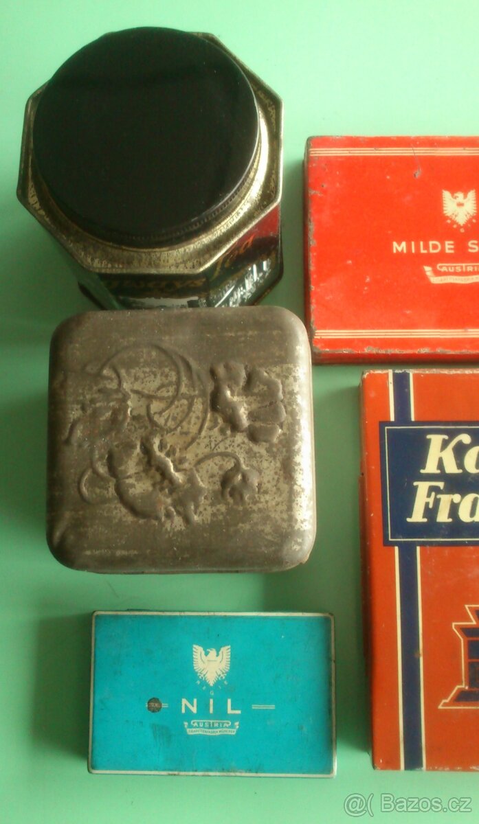 Plechové krabičky 8ks - 2