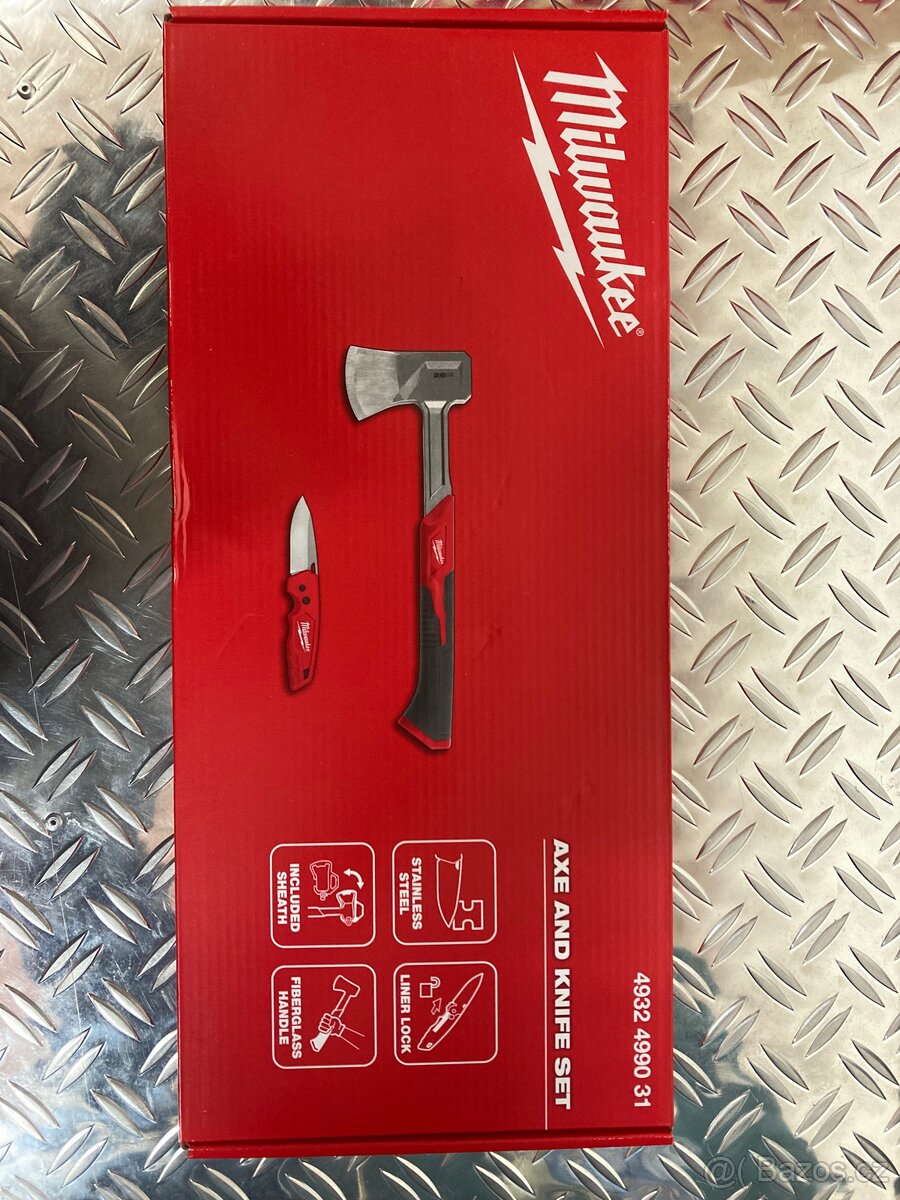 Sada nože a sekery Milwaukee 4932499031 - 2