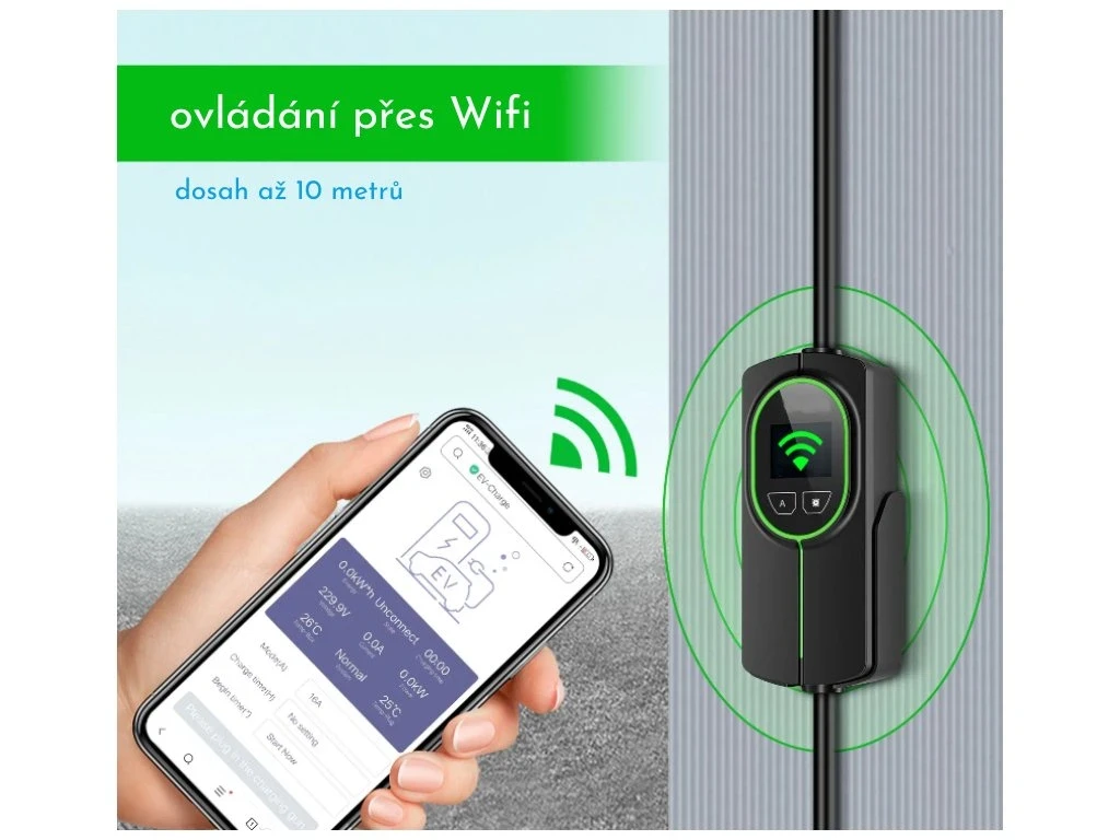 Chytrá nabíječka (Wallbox) Daolar 11 kW WiFi OCPP - 2