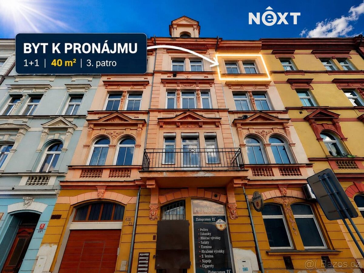 Pronájem byt 1+1, 35㎡ - 2