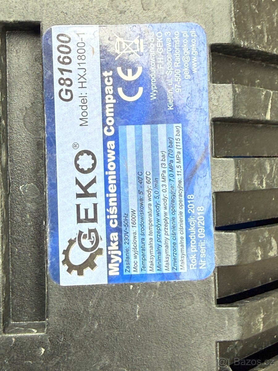 Prodám Tlakový čistič - Wap Geko - 2