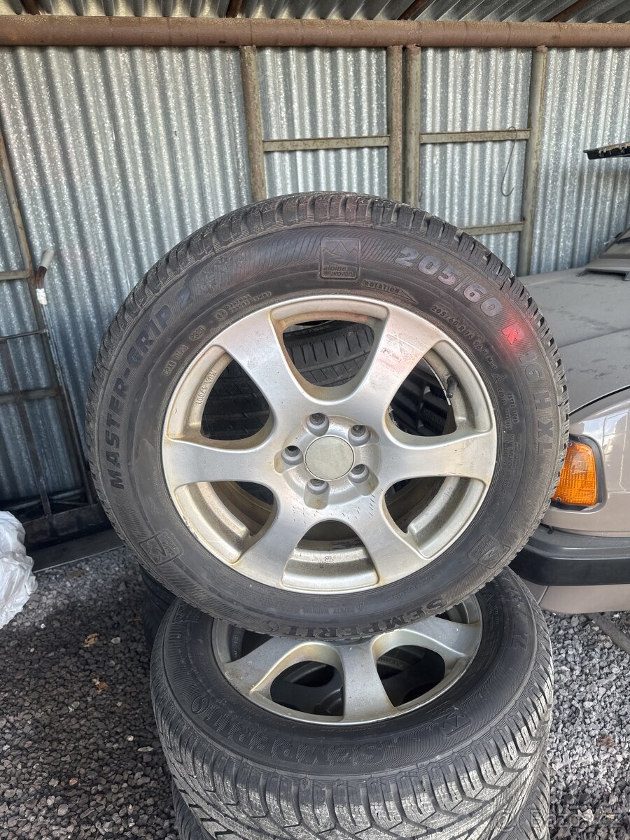 sáda ALU kola Subaru 205/60/16 zimní - 2