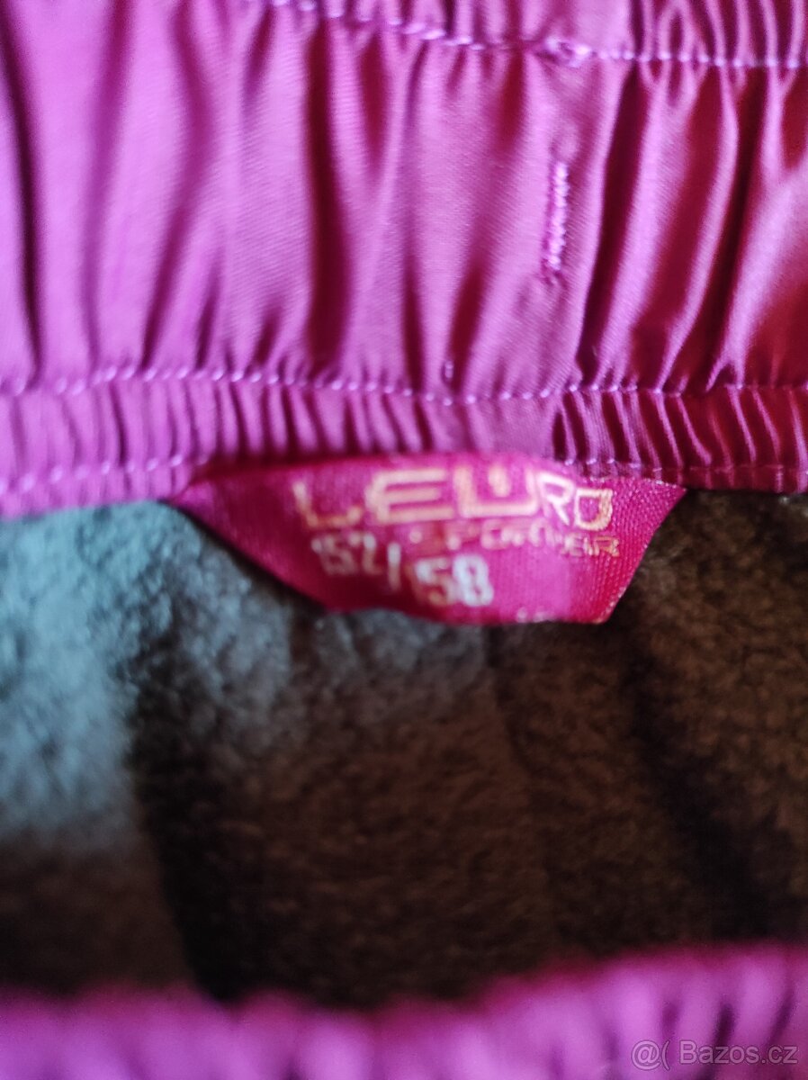 Vyteplené šusťákové kalhoty - 2