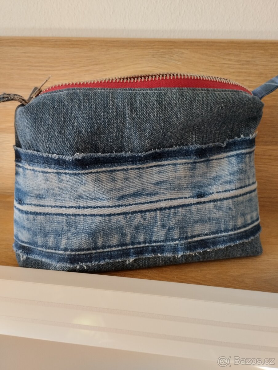 Džínová kosmetická taštička - 2
