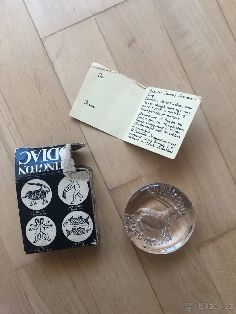 Skleněné těžítko - 2