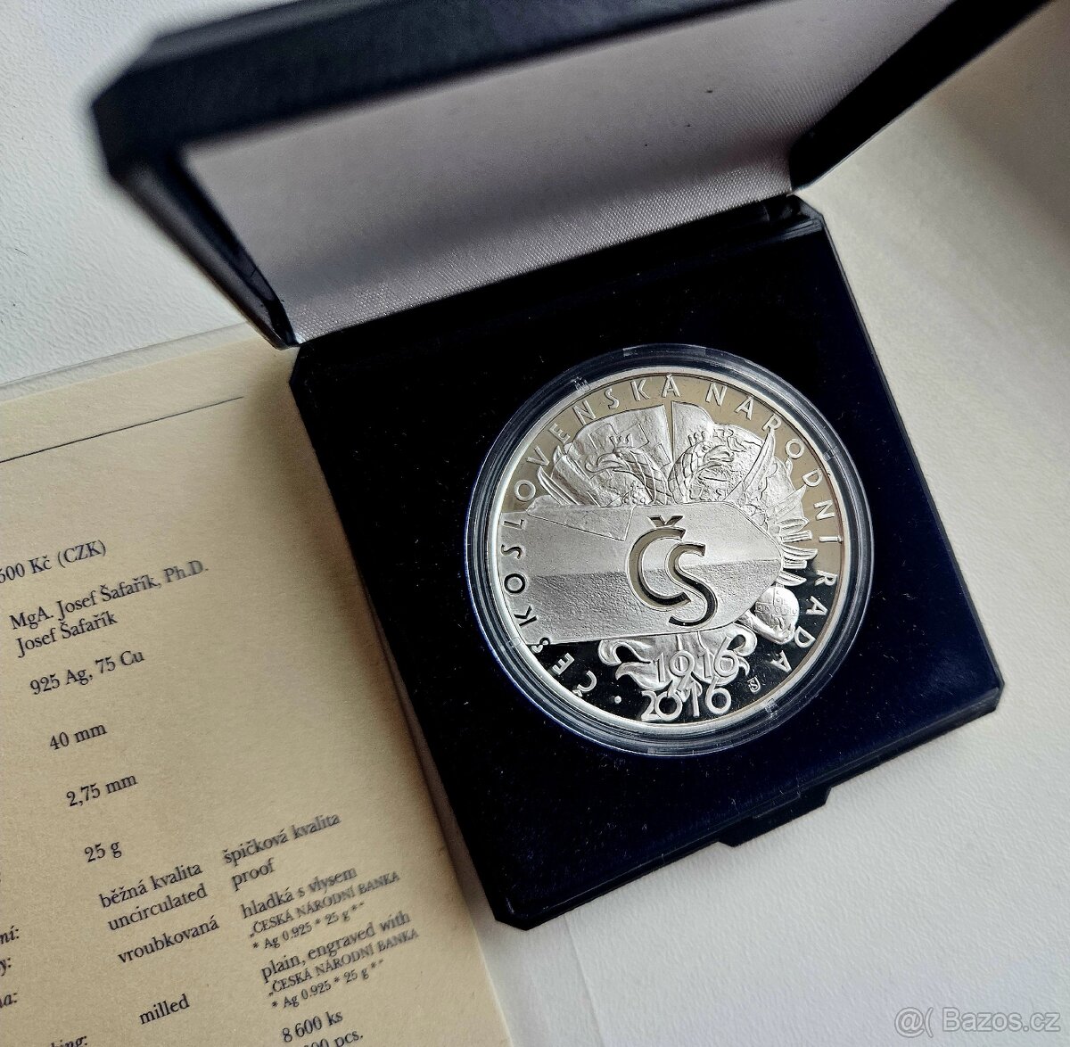 Mince ČNB 500Kč 100. výročí založení ČS národní rady - 2