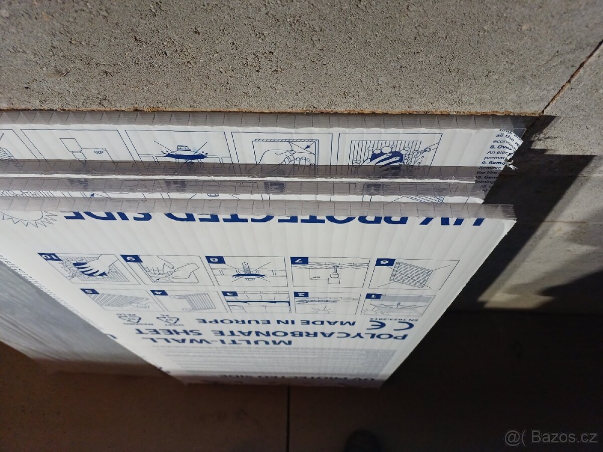 Dutinkový polykarbonát čirý 16mm, 6 komor - 2