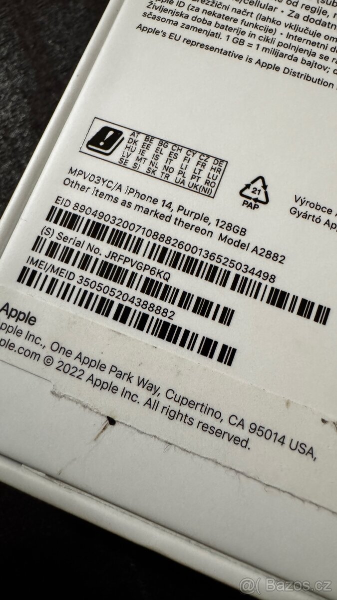 iPhone 14 128gb - stav A++++ - 2