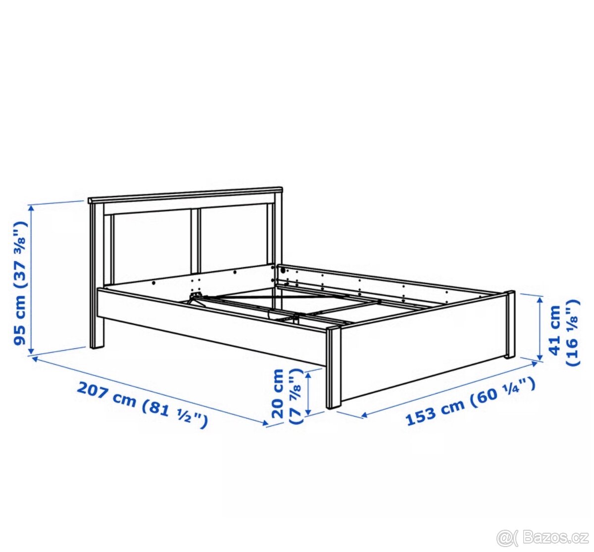 Postel 140x200 cm - 2