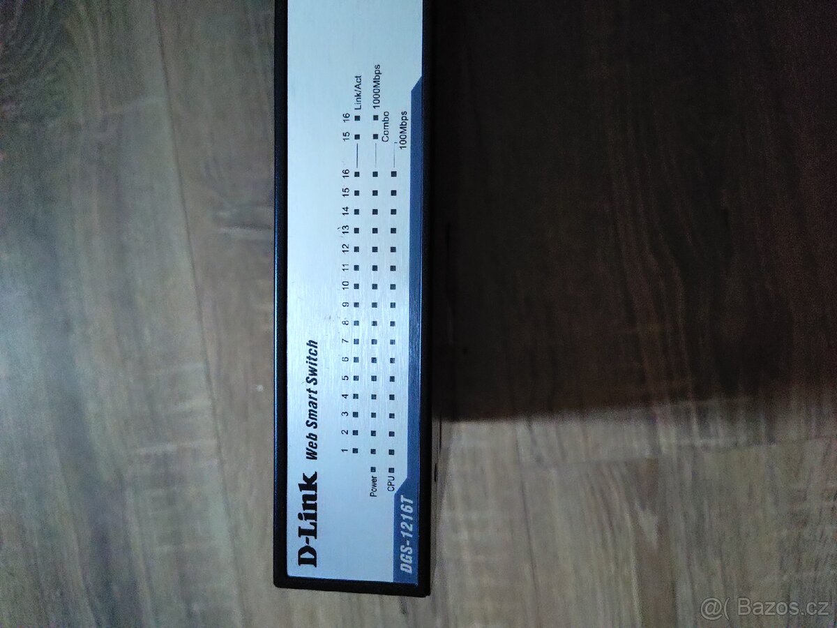 Switch gigabitový 16x LAN a 2x SFP - 2