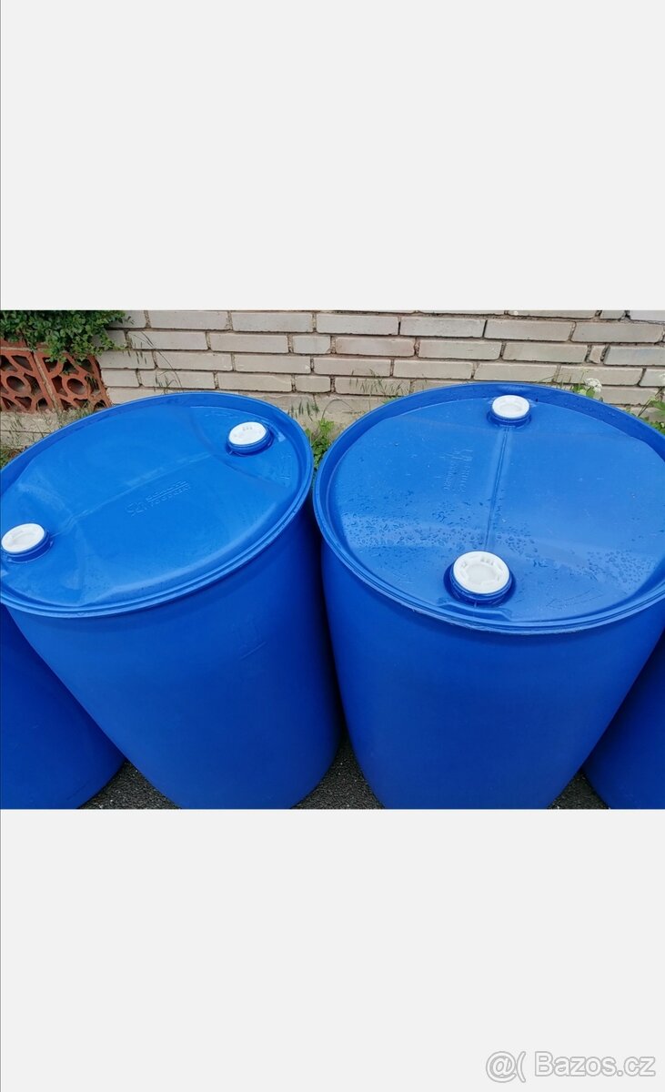 Plastové sudy 200 litrové - 2