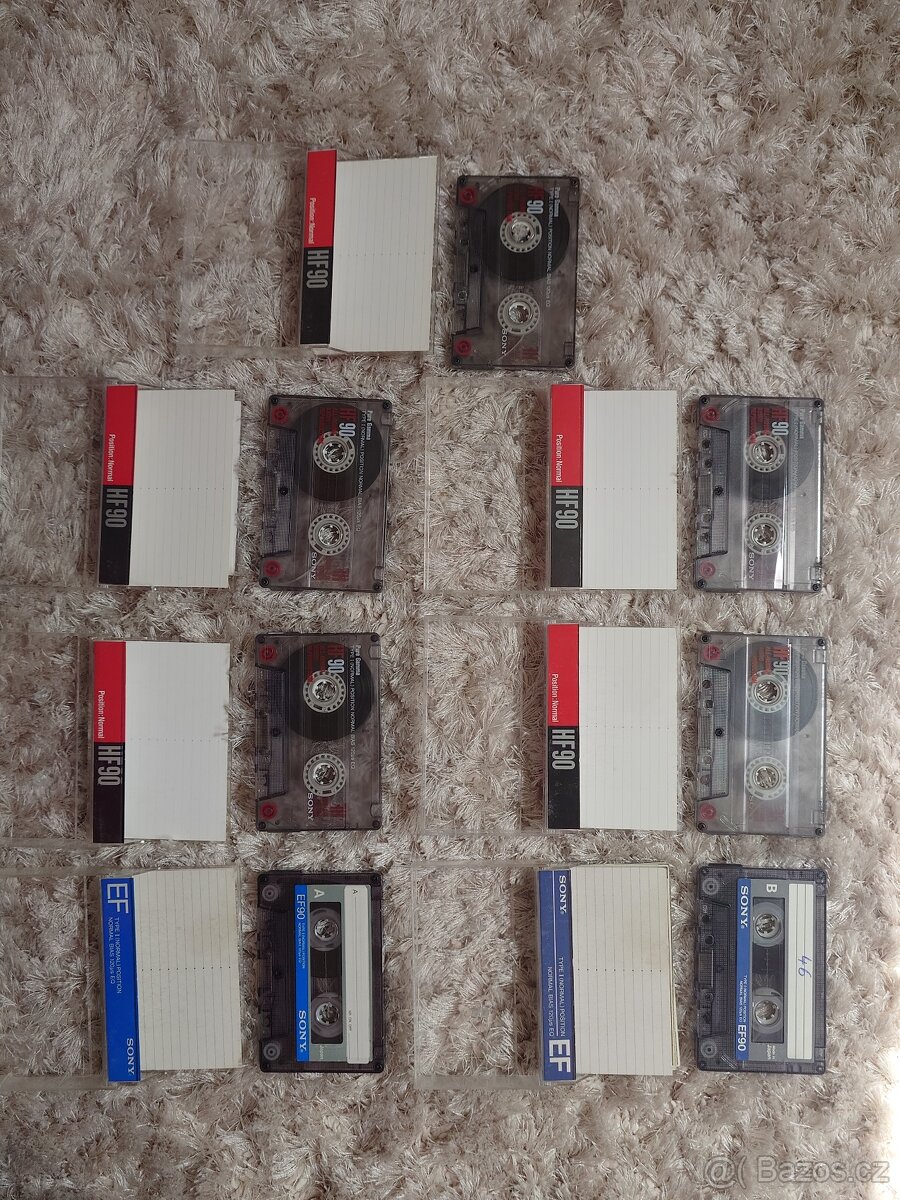 Audio kazety Sony HF, EF - 2