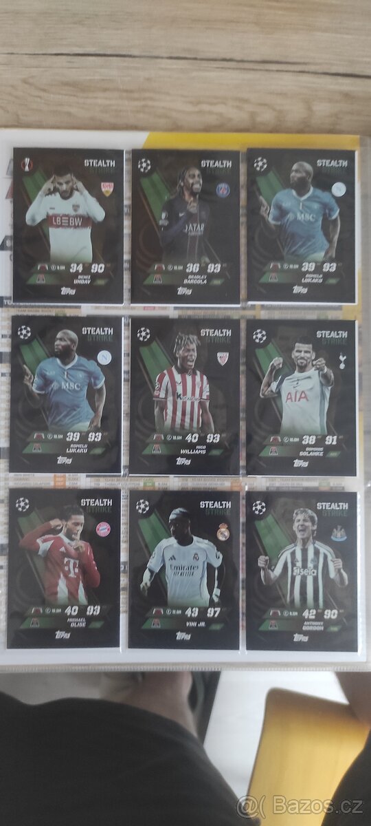 Fotbalové kartičky - 2