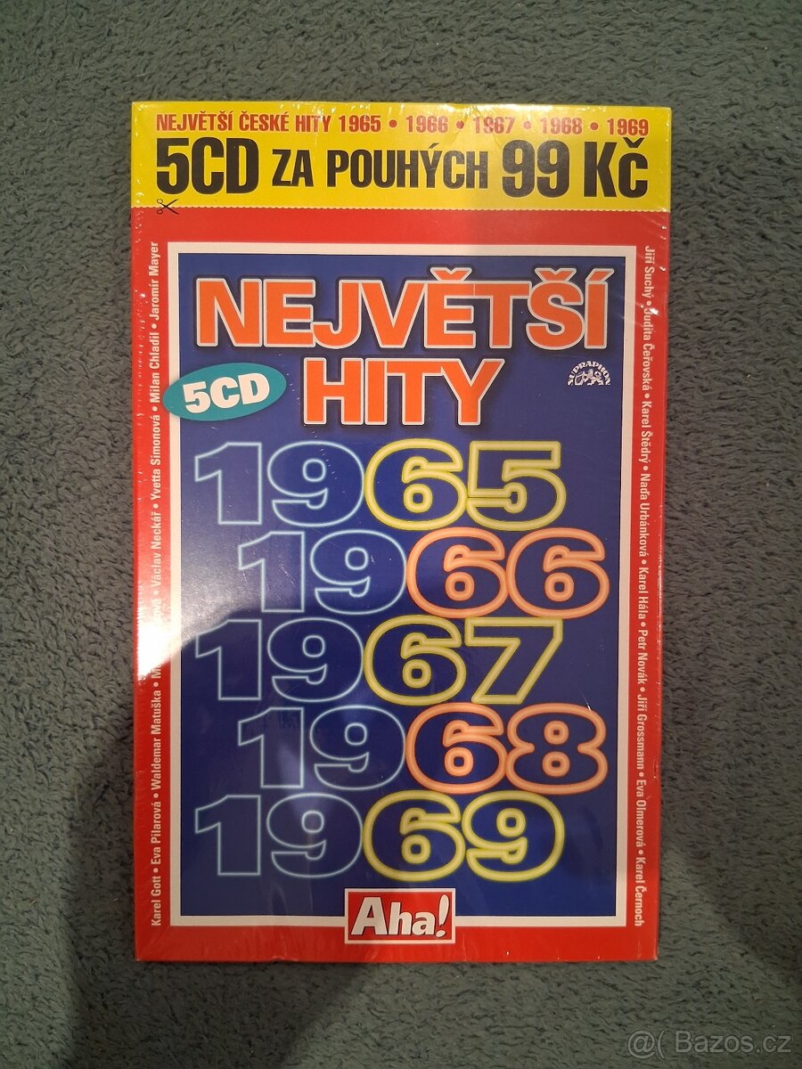 CD originál - Největší hity 1965 - 1989 /set/. - 2